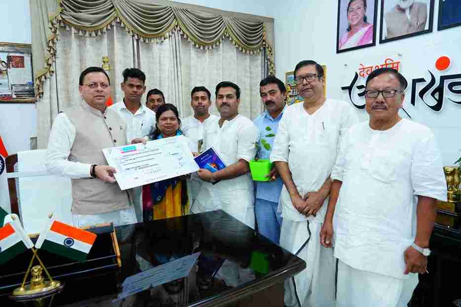 आपदा राहत हेतु सत्संग संस्था ने मुख्यमंत्री राहत कोष में प्रदान की ₹1 करोड़ की सहयोग राशि