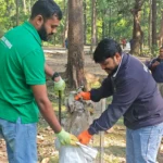 स्वच्छता ही सेवा अभियान के अंतर्गत लक्ष्मण सिद्ध मंदिर परिसर एवं वन क्षेत्र में चलाया स्वच्छता अभियान