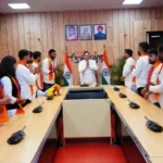 सीएम धामी से एबीवीपी के नवनिर्वाचित पदाधिकारियों ने की भेंट