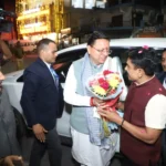 विधानसभा सत्र के सफल संचालन के बाद ऋषिकेश पहुँचे माननीय मुख्यमंत्री महोदय का नटराज चौक पर भव्य स्वागत